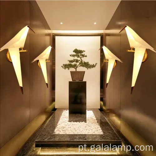 'Elegante Crane Post-Modern Crane lustre'